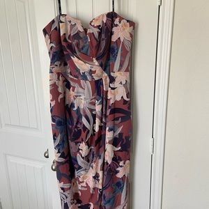 Plus size - Mauve strapless formal dress- City Chic - Size 20 - never worn